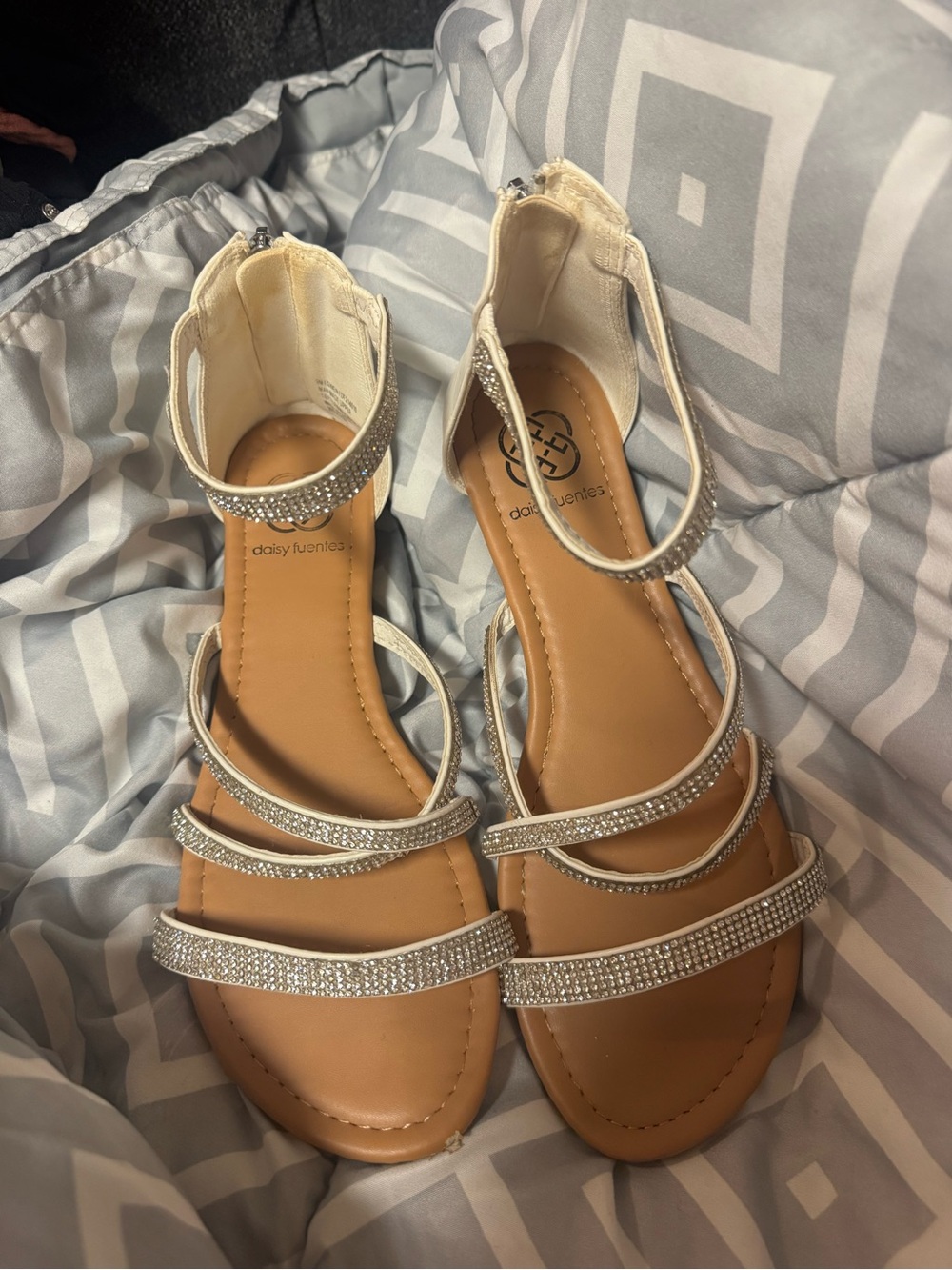 Daisy Fuentes Women's Rhinestone Sandal
